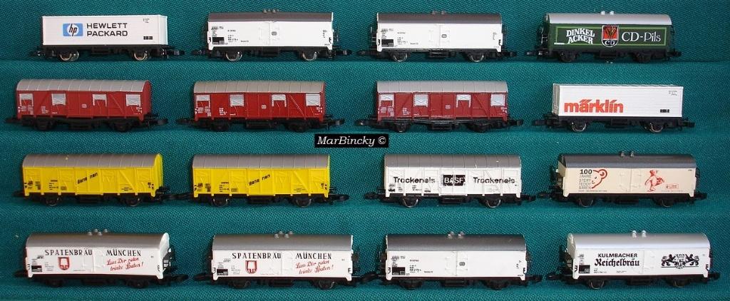Märklin Mini-Club - Z 16X Goederenwagens !, Hobby en Vrije tijd, Gebruikt, Gelijkstroom, Wagon, Ophalen of Verzenden