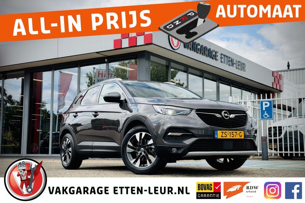 Opel Grandland X 1.2 Turbo Business Executive | TREKHAAK | S, Auto's, Automaat, 12 maanden, Gebruikt, Euro 6