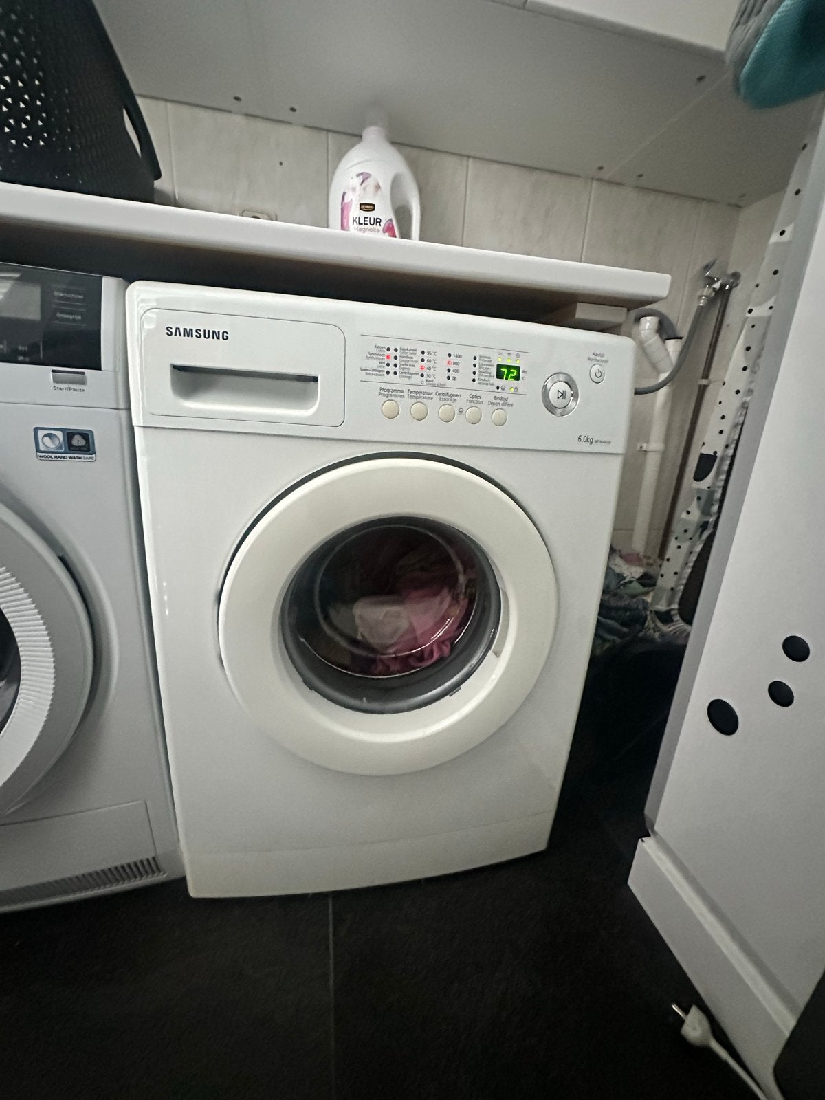 Samsung Wasmachine 6.0kg, Witgoed en Apparatuur, Wasmachines, Ophalen, Gebruikt, Voorlader, 85 tot 90 cm