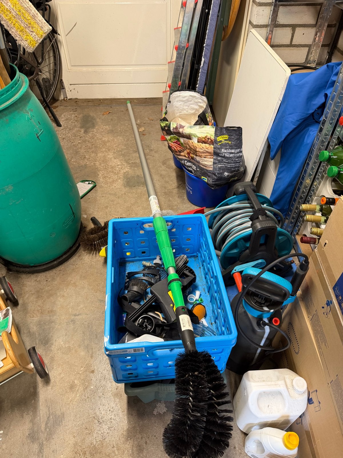 Unger Stok 3 Delig 8m - Telescoopsteel met borstel, Ophalen of Verzenden, Gebruikt, Overige typen, Overige merken