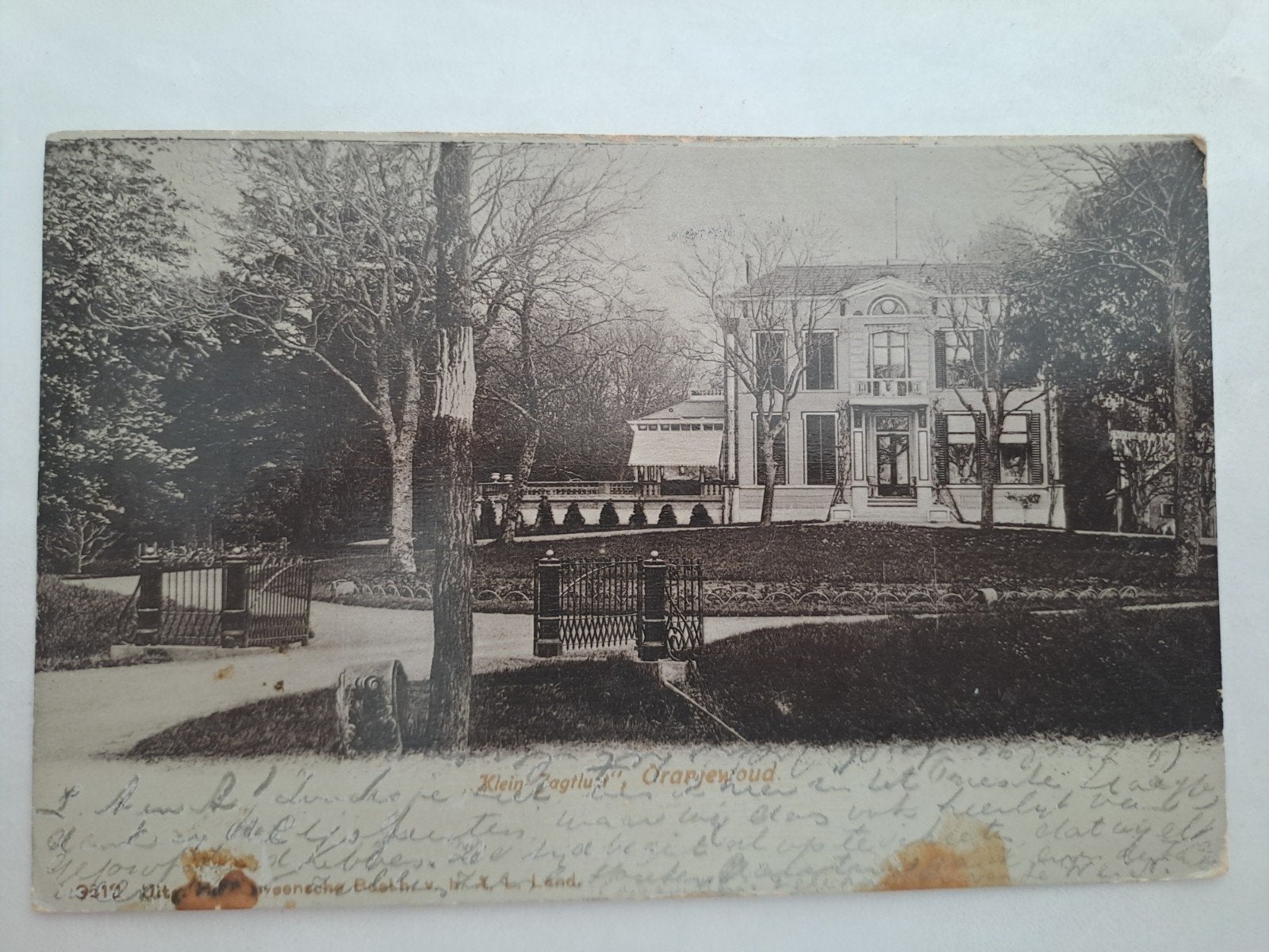 oranjewoud fotokaart gelopen, Ophalen of Verzenden