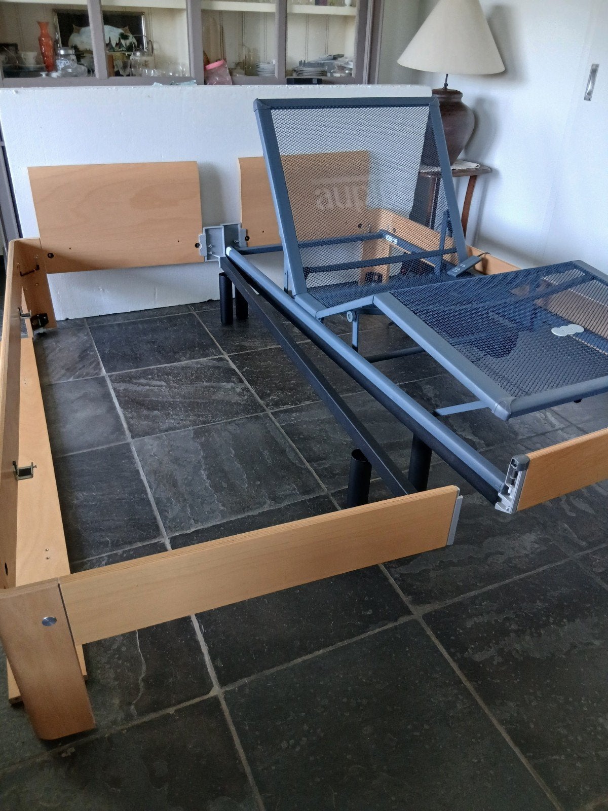 Auping auronde deelbaar 180x200x41 cm, Ophalen of Verzenden, Zo goed als nieuw, Tweepersoons