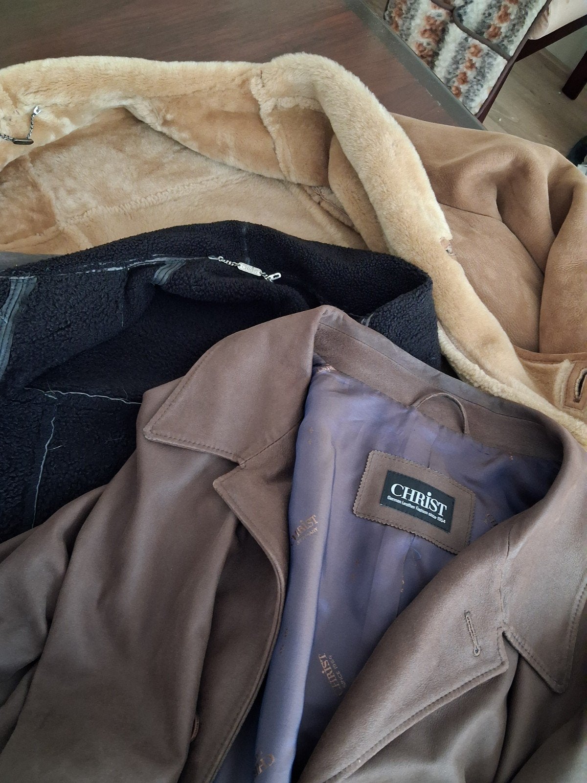 Vintage/Christ/Lammy/Suede/Leer, Kleding | Heren, Jassen | Winter, Christ, Christ, Ophalen of Verzenden, Zo goed als nieuw