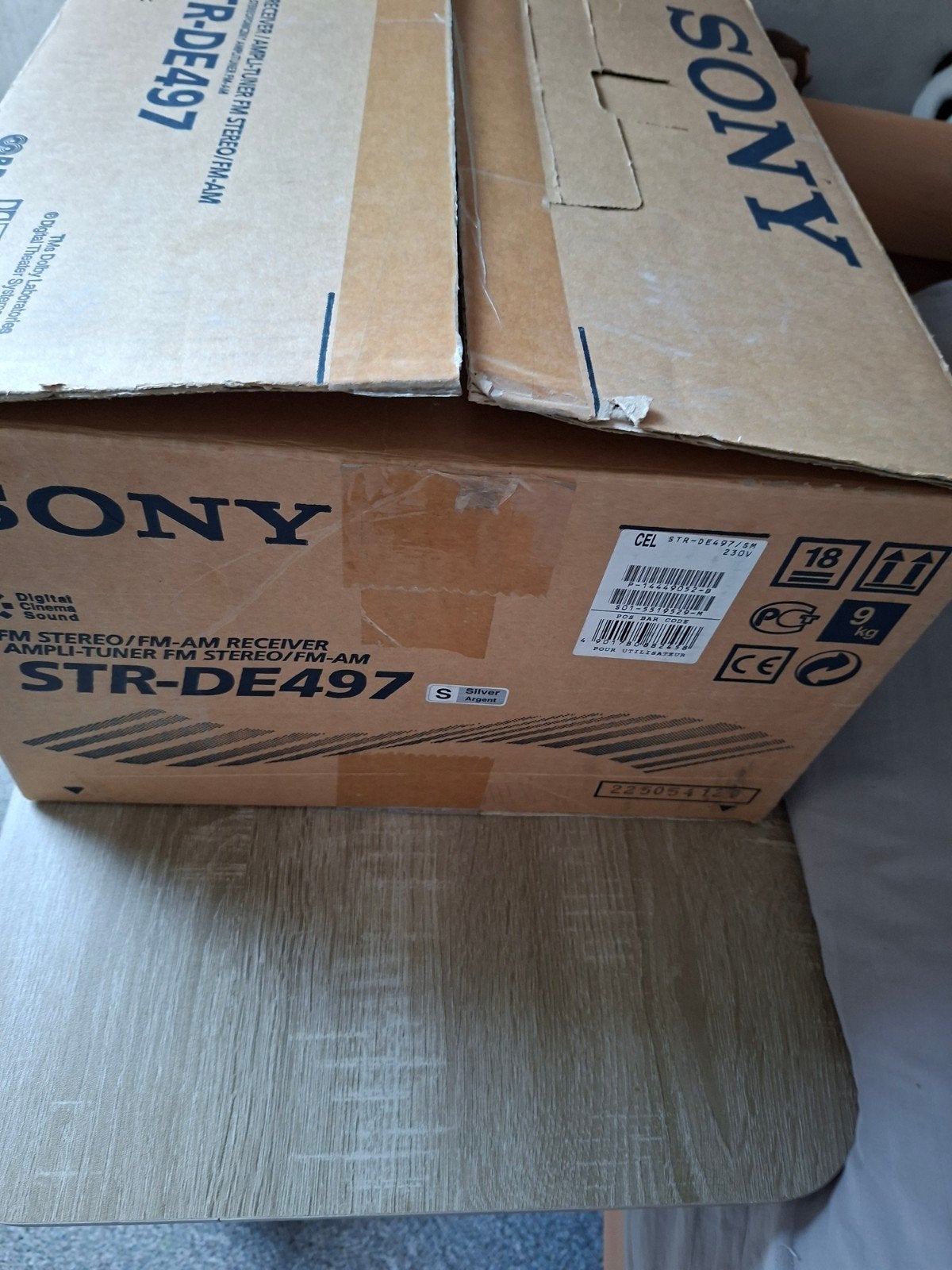Sony STR-DE497 Receiver - Zo goed als nieuw, Ophalen of Verzenden, Zo goed als nieuw, 60 tot 120 watt, Sony