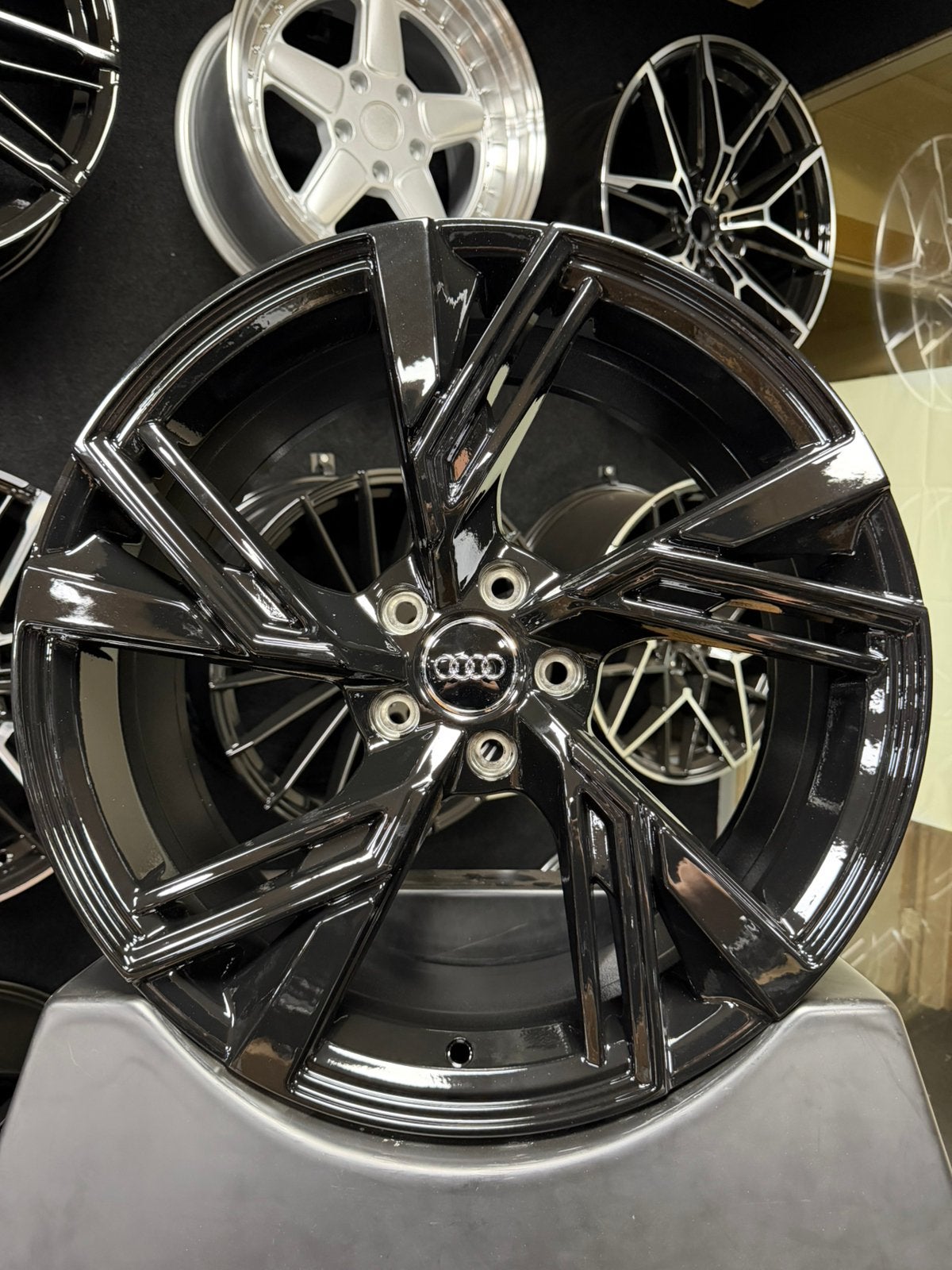 18 inch velgen voor Audi RS look 5x112 A3 A4 A6 S3 Q2 Q3 VW, 18 inch, Velg(en), Nieuw, Ophalen of Verzenden