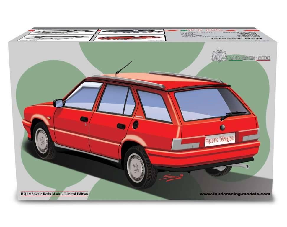 1:18  Alfa Romeo 33 Sport Wagon 1.7 Q.V. 1988 - Nu 97,70, Overige merken, Laudoracing, Auto, -