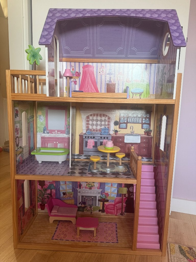 KidKraft Kayla houten poppenhuis, Ophalen, Gebruikt, Poppenhuis