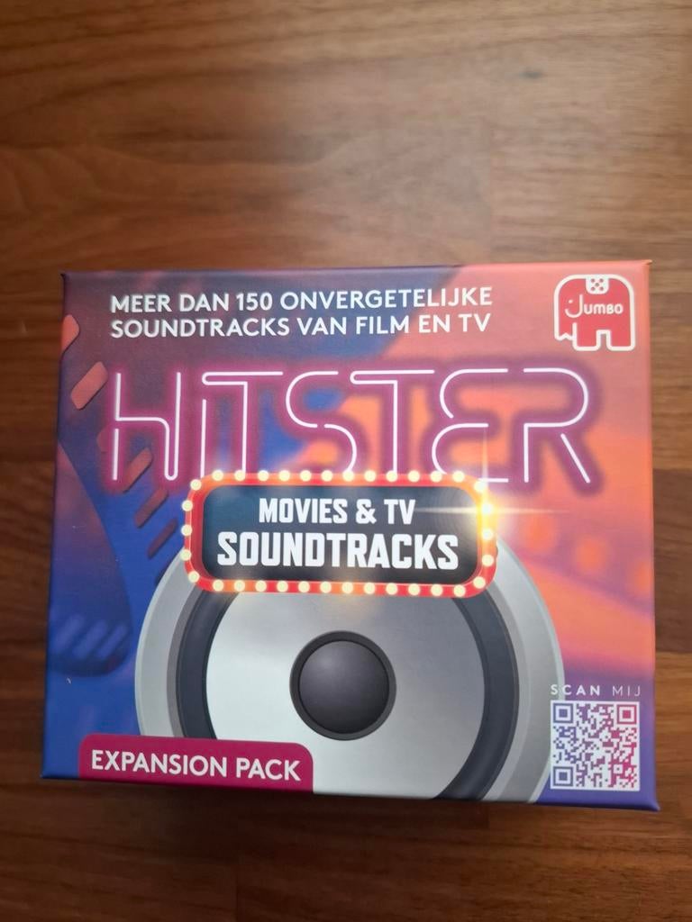 Hitster Movies & TV Soundtracks Expansion Pack Jumbo, Ophalen of Verzenden, Nieuw in verpakking
