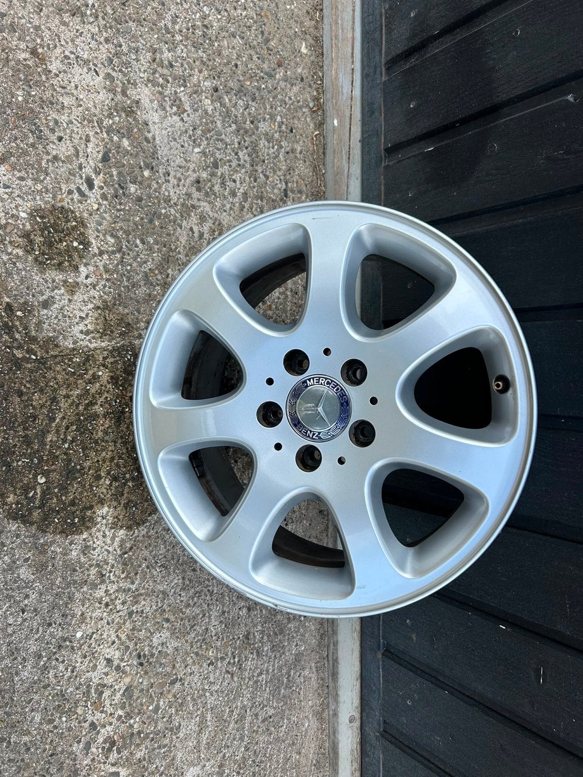 3 originele Mercedes SLK 230 Kompressor velgen (1998), Ophalen, Gebruikt, Personenwagen, Velg(en)