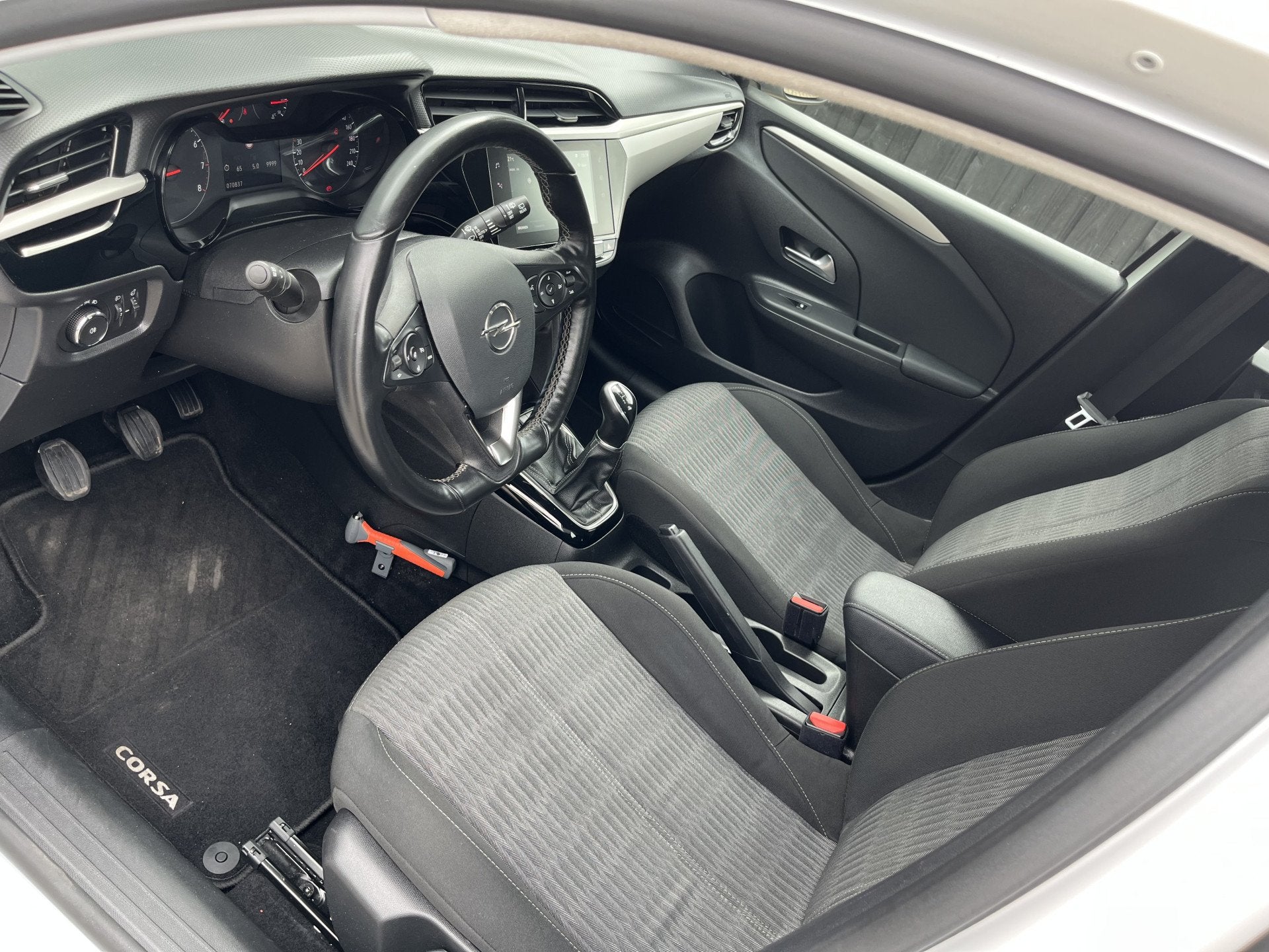 Opel Corsa 1.2 Edition Airco / LMV / Cruise / Carplay, Auto's, Voorwielaandrijving, Euro 6, 1199 cc, Wit