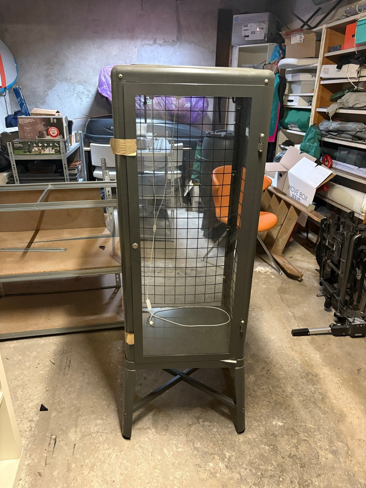 IKEA IVAR kast met gaasdeur en glas, Huis en Inrichting, Kasten | Vitrinekasten, Minder dan 50 cm, Gebruikt, Ophalen of Verzenden