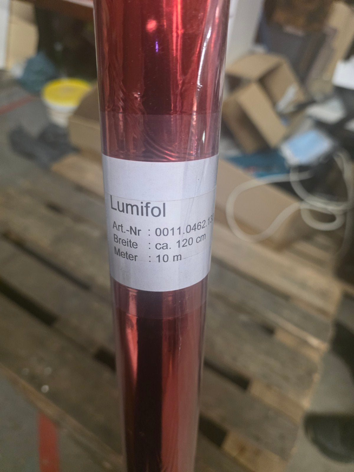 Partij Lumifol metallic folie rood/blauw 120 stuks, Ophalen of Verzenden