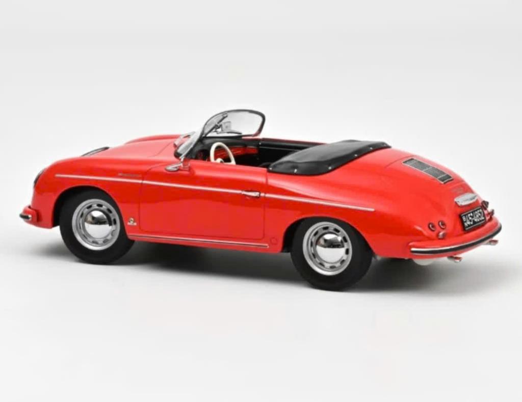 Porsche 356 Speedster 1954 Rood schaal 1/18 NOREV ref 187461, Verzenden, Nieuw, Norev