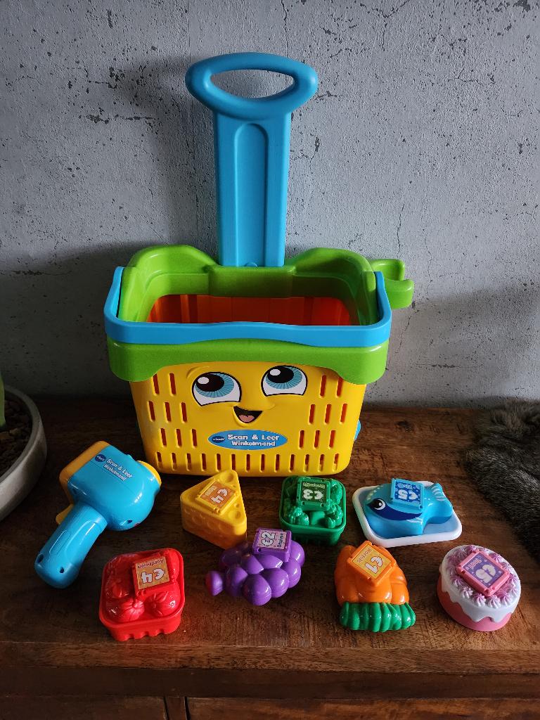 VTech Scan en Leer winkelmand, Ophalen of Verzenden, Gebruikt, 4 tot 6 jaar