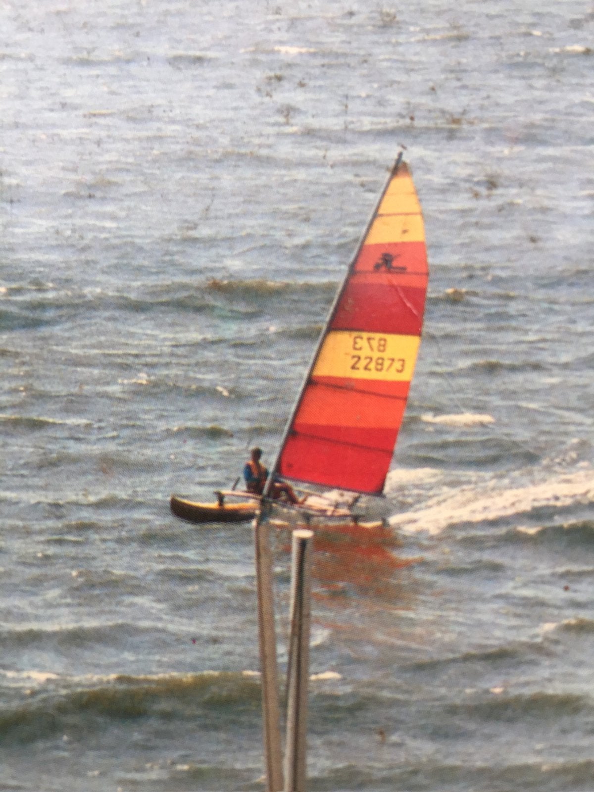 Gezocht: drijvers Hobie 14 Catamaran, Ophalen, Gebruikt, Zeilboot