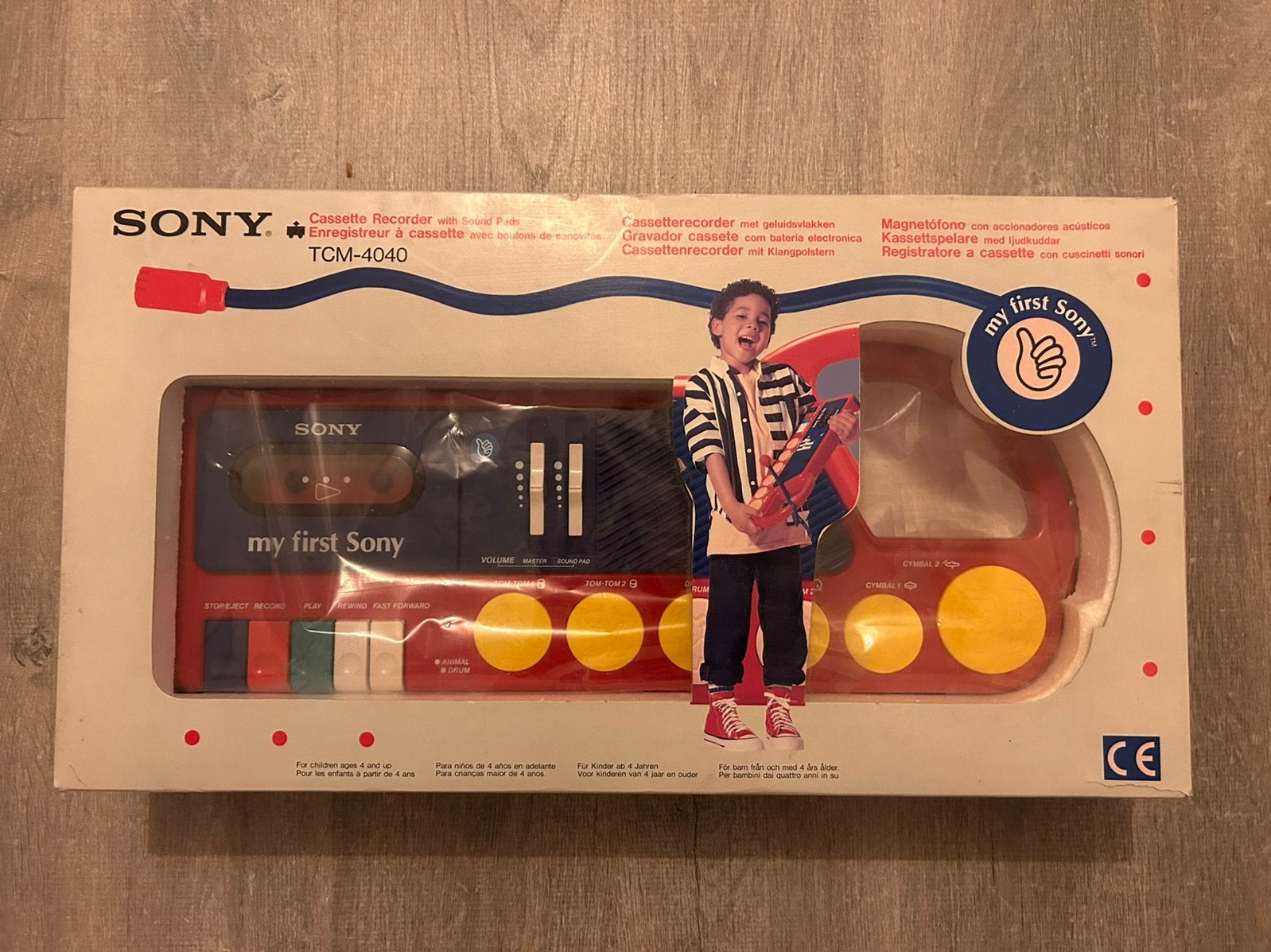 Vintage Sony My First Sony TCM-4040 – Collector’s Item, Ophalen of Verzenden, Enkel, Sony, Tape counter