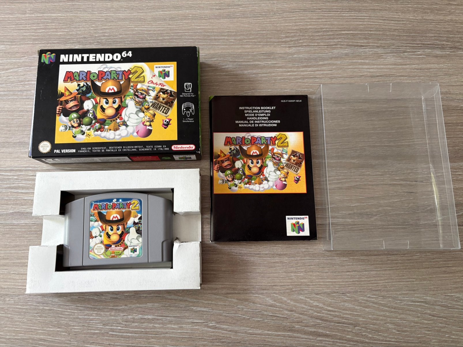 Mario Party 2 Nintendo 64 PAL CIB Compleet Perfecte Staat!, 3 spelers of meer, Ophalen of Verzenden, Zo goed als nieuw, Vanaf 3 jaar