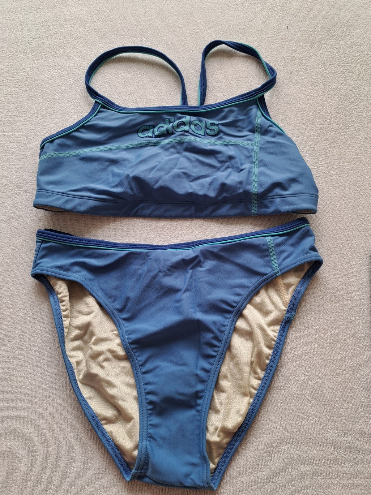 Super mooie Adidas bikini maat 42, Ophalen of Verzenden, Zo goed als nieuw, Blauw, Bikini