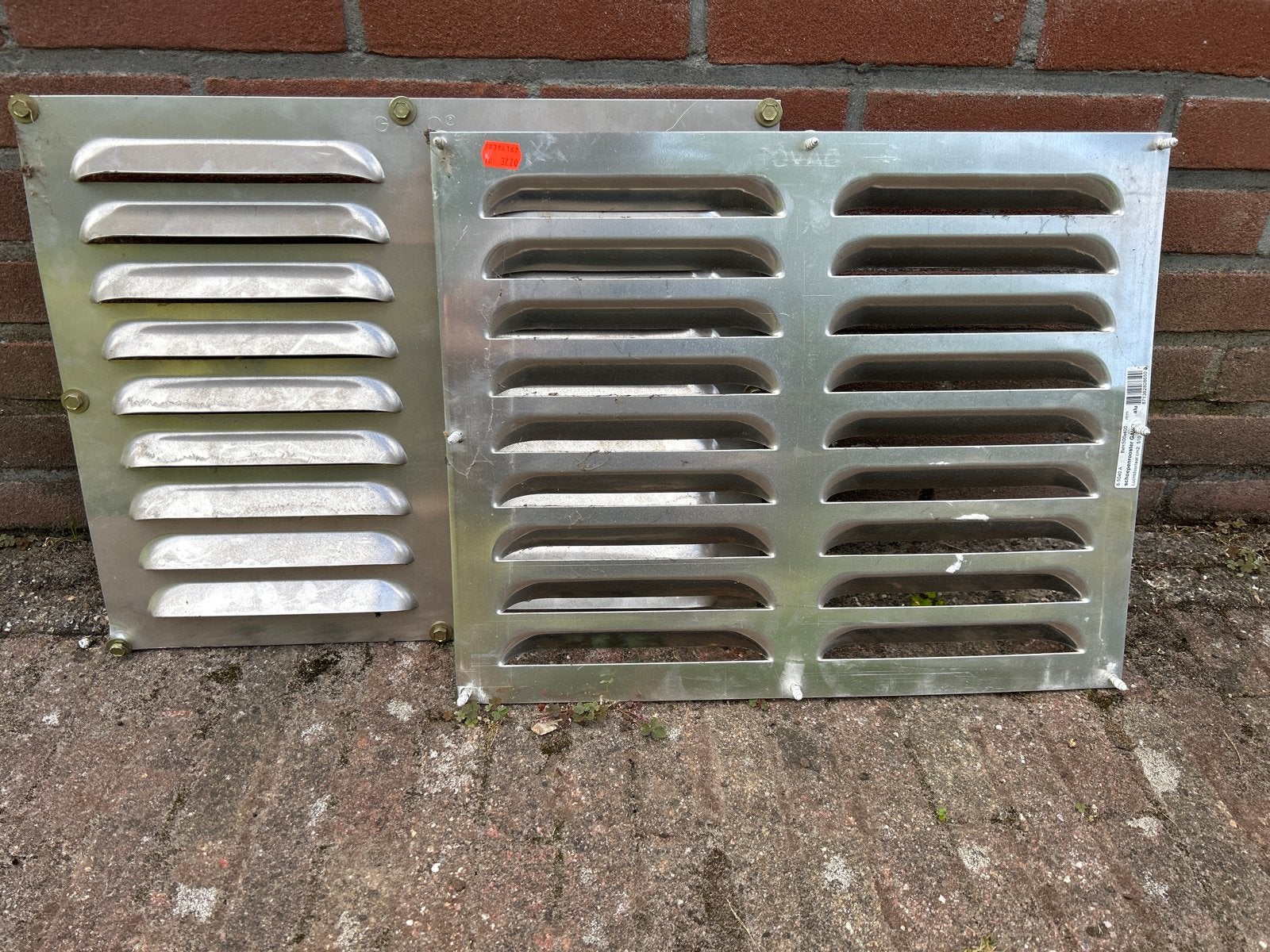 GAVO Aluminium Schoepenrooster 500x400mm (2 stuks), Ophalen, Gebruikt, Ventilator en Afzuiger