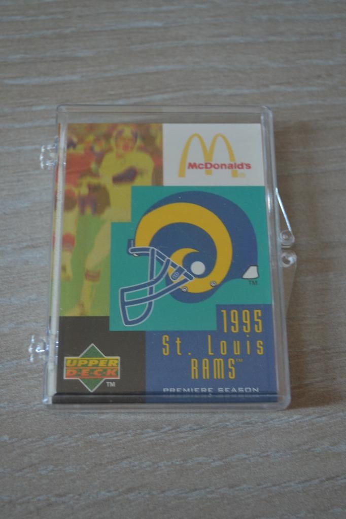 NFL Upperdeck St Louis Rams verzamel kaarten, Verzenden, Zo goed als nieuw, Buitenlandse clubs, Poster, Plaatje of Sticker