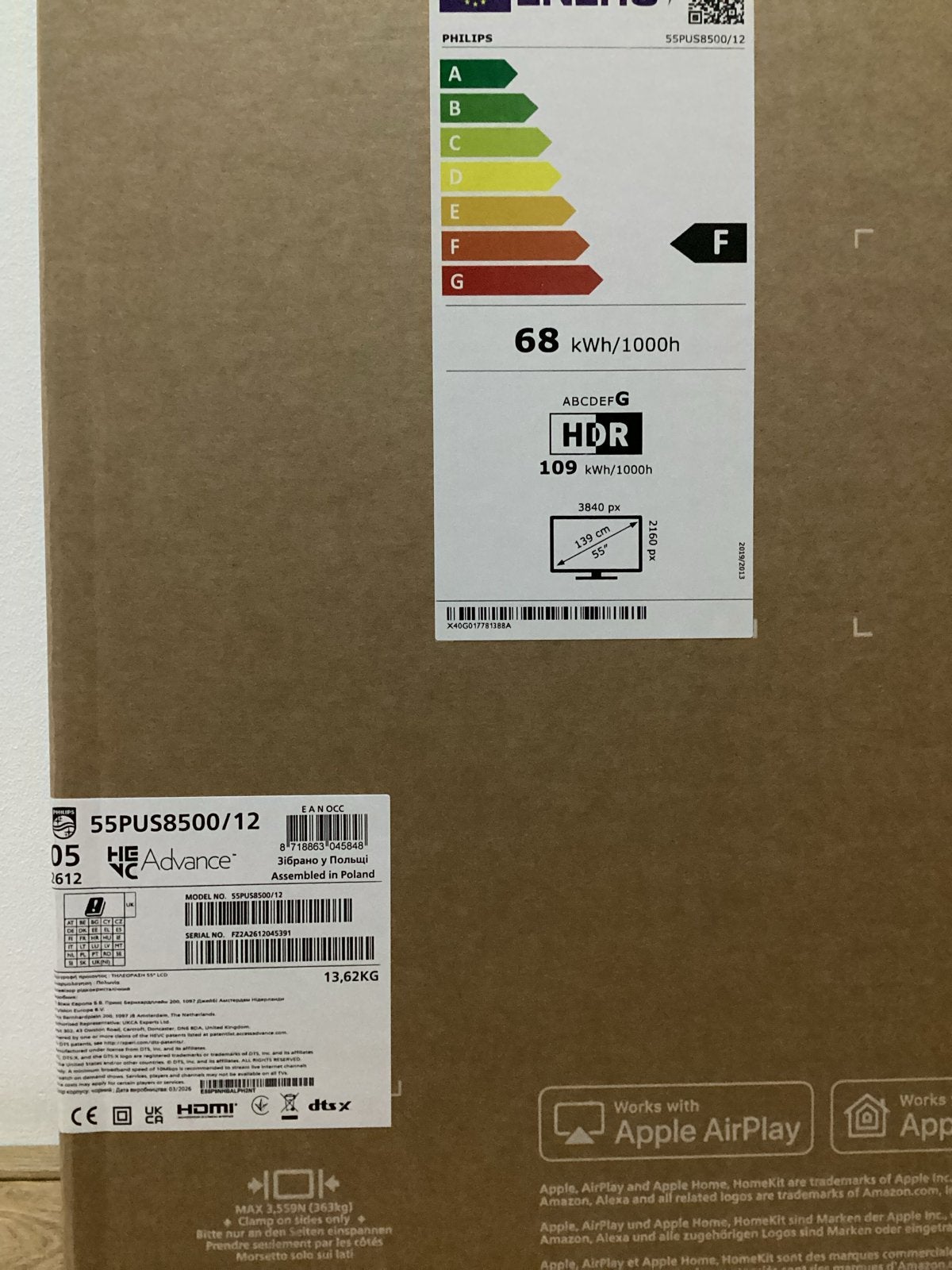 Philips 55PUS8500/12 4K QLED Ambilight TV - Nieuw in doos, Ophalen, Philips, QLED, Nieuw