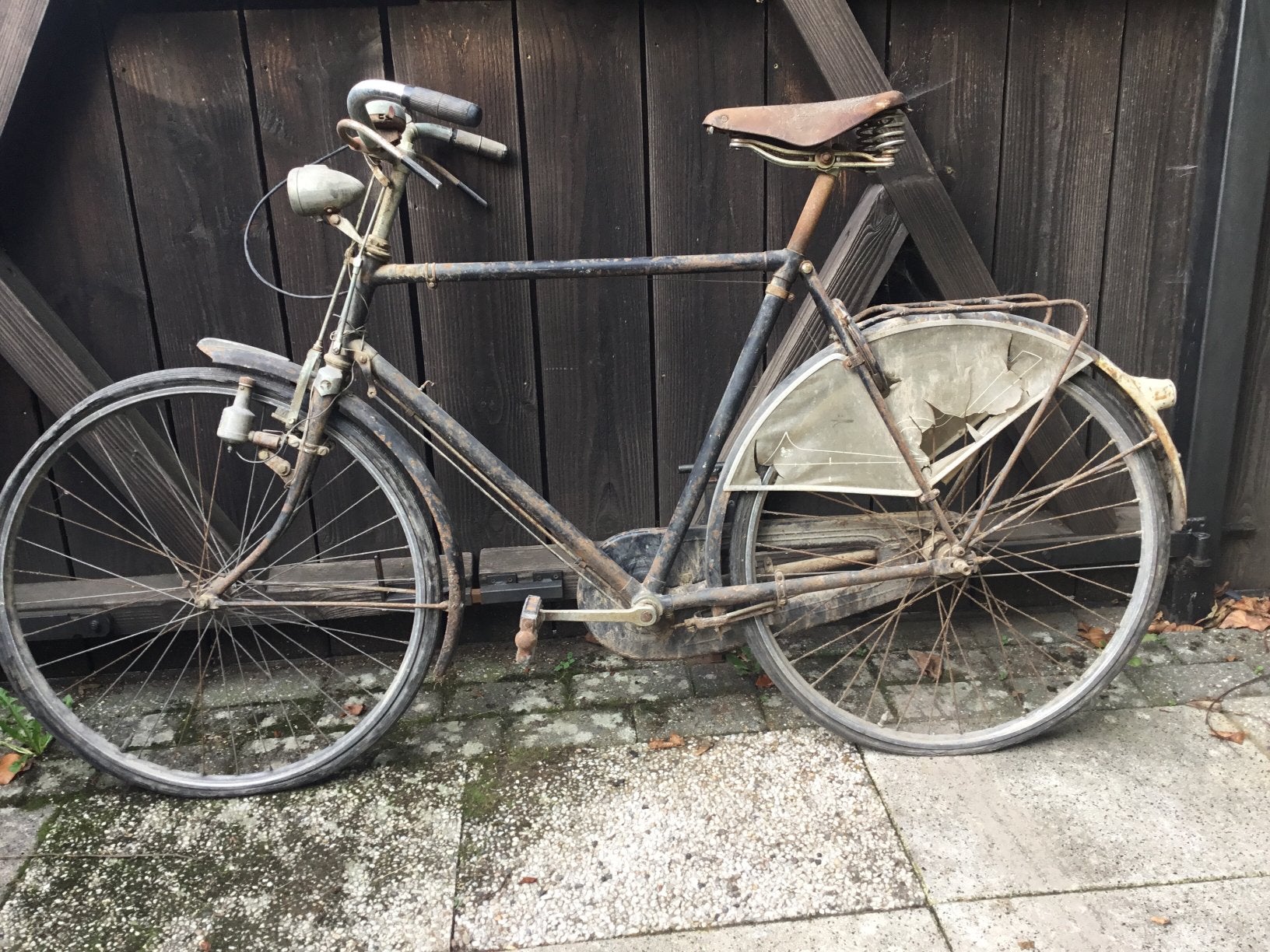 Vintage gazelle herenfiets uit 1955, Ophalen