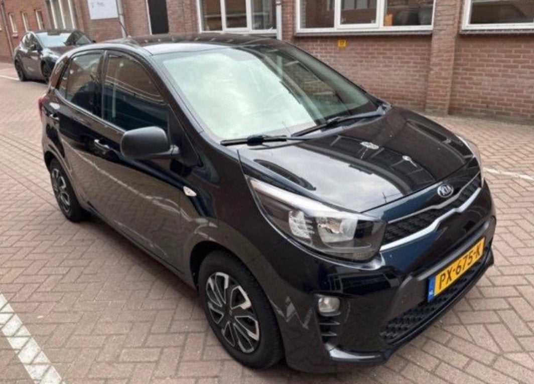 Kia Picanto 1.0 Cvvt 67pk 5-zits 2017 Zwart, Voorwielaandrijving, Zwart, Zwart, Origineel Nederlands