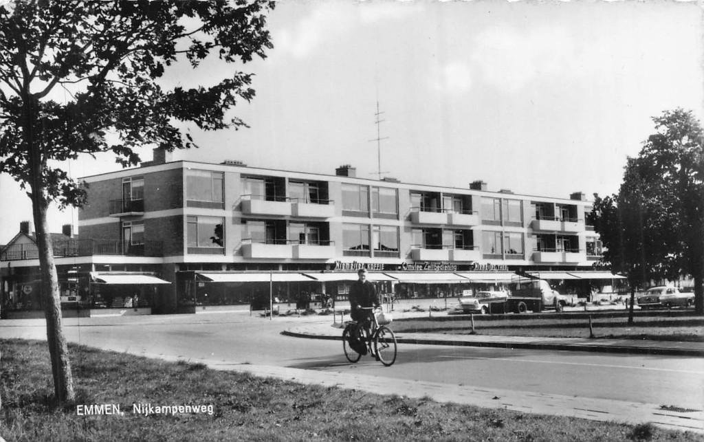 347 Emmen - Nijkampenweg, Ophalen of Verzenden, 1940 tot 1960, Ongelopen, Drenthe