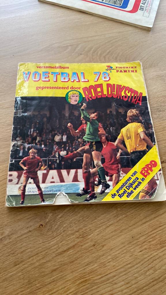 Panini voetbal 78 compleet, Ophalen of Verzenden, Zo goed als nieuw, Overige binnenlandse clubs, Poster, Plaatje of Sticker