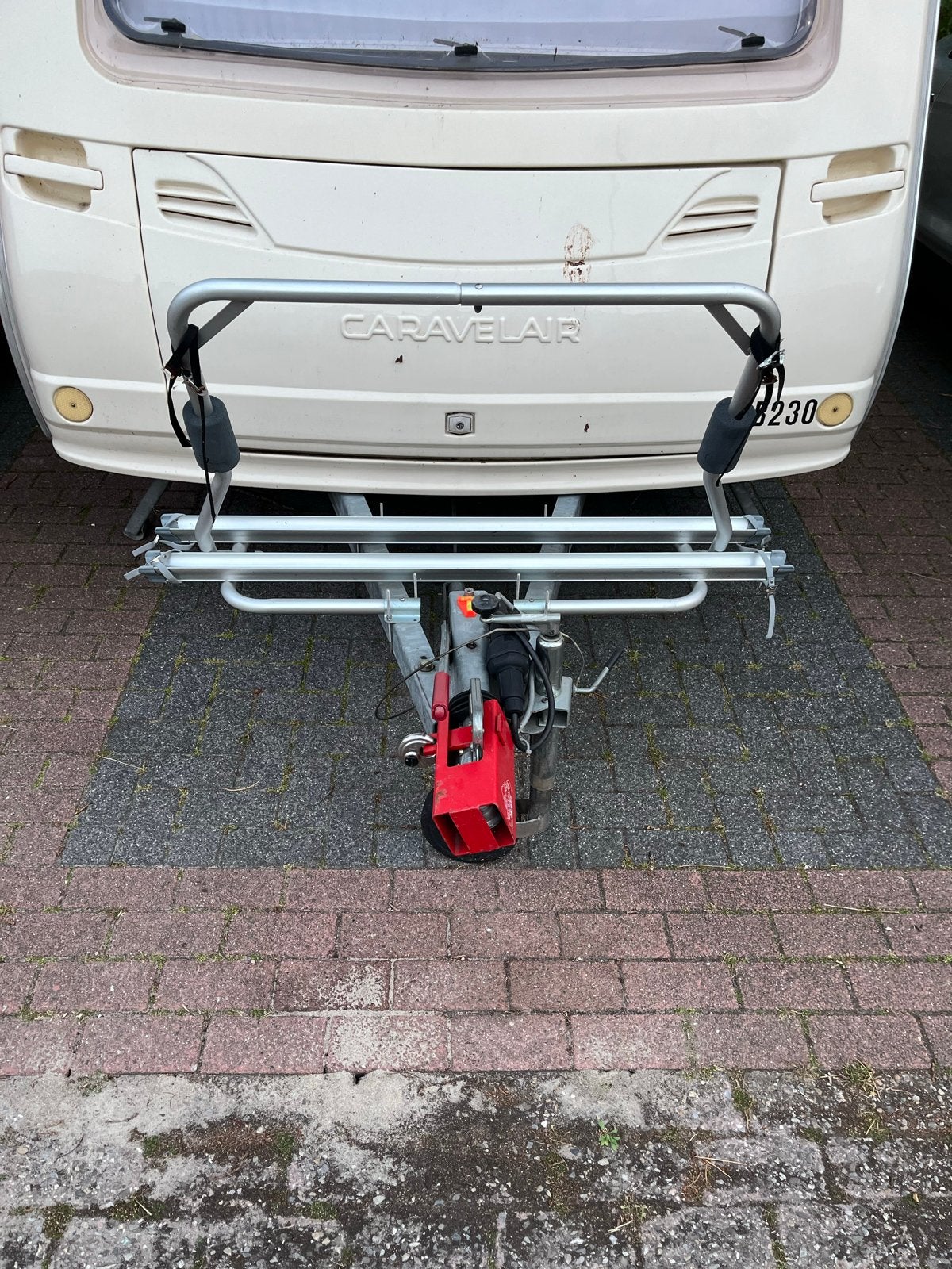 Fietsendrager voor dissel - Geschikt voor 2 fietsen, Ophalen, 2 fietsen, Gebruikt