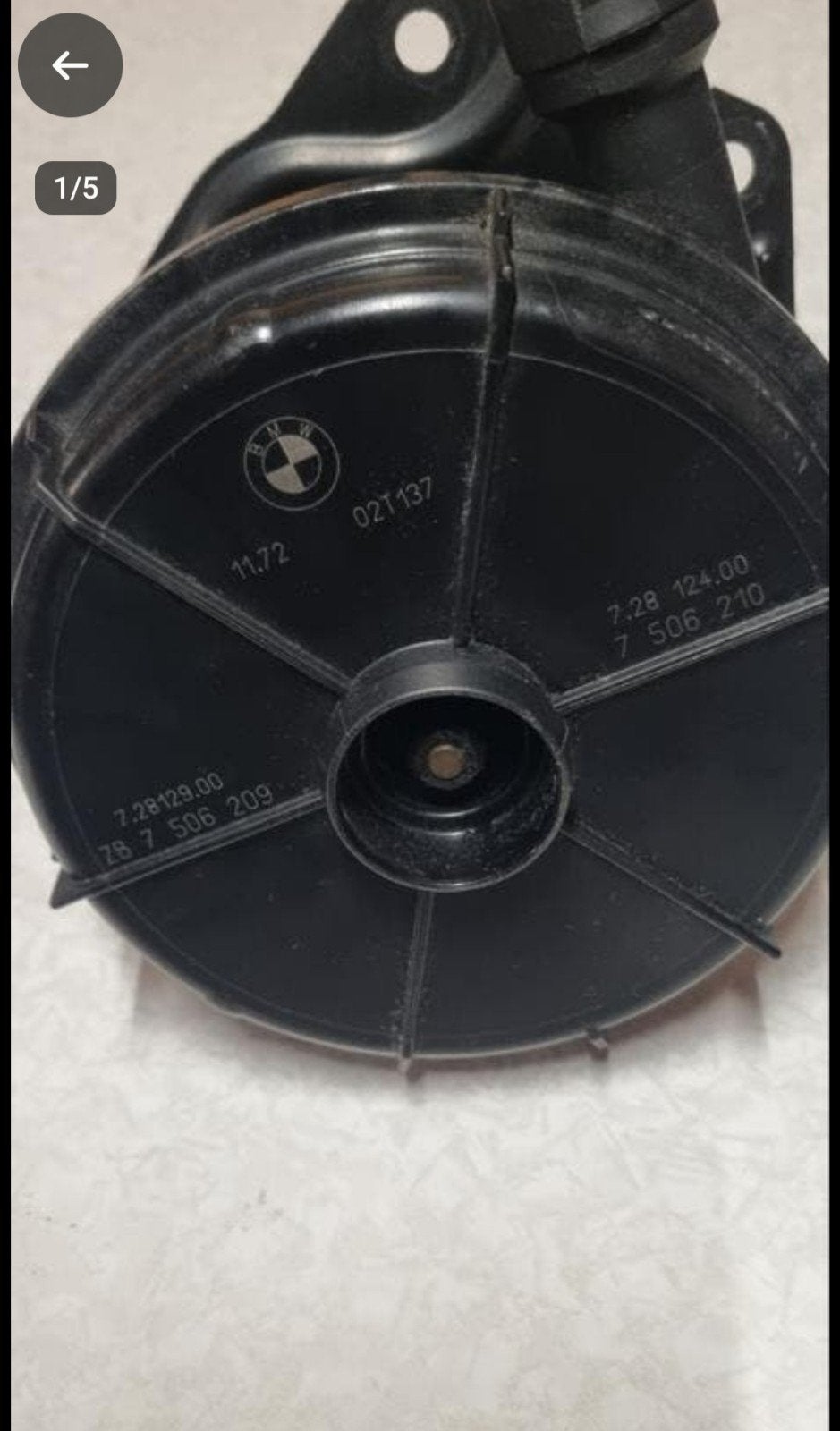 SECUNDAIRE LUCHTPOMP BMW M5 E60 E61 E63 E64 E46, Ophalen of Verzenden