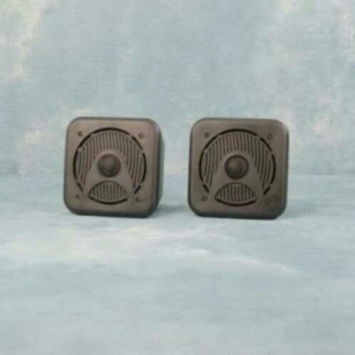 Compacte 2-weg Mini Box Luidsprekers 80 Watt Black, Audio, Tv en Foto, Overige merken, ., Overige typen, Nieuw