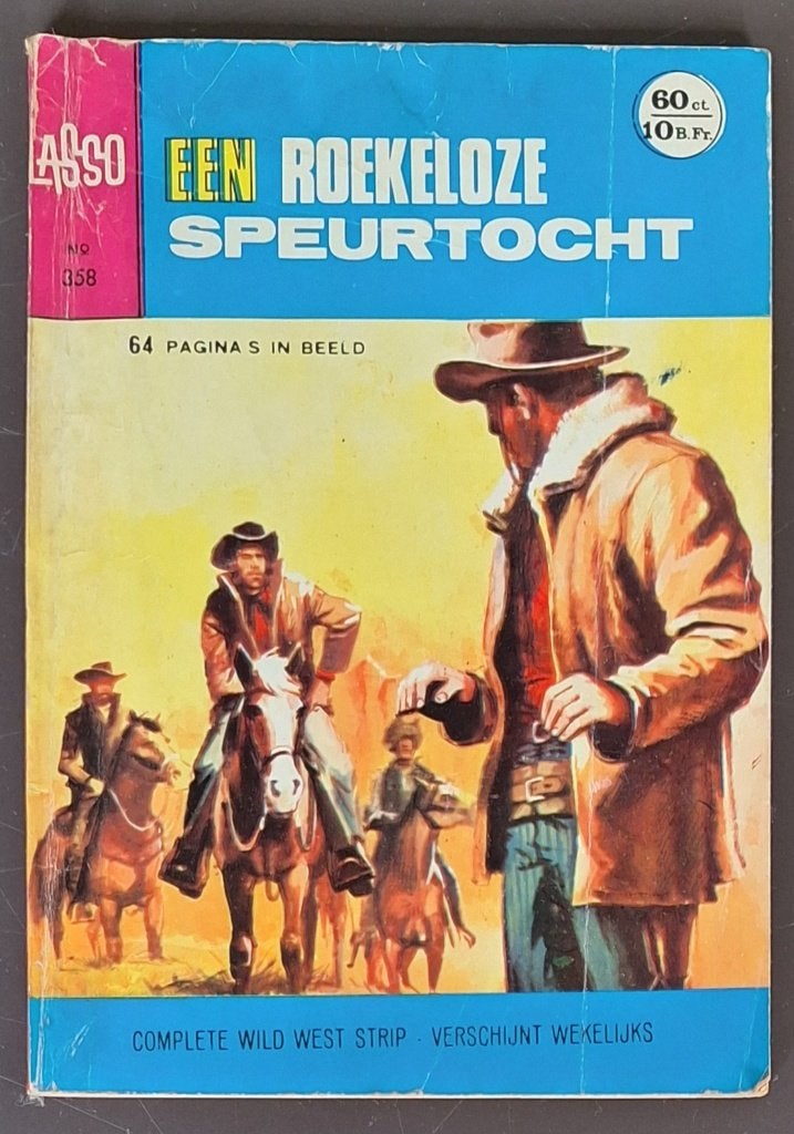 Een roekeloze speurtocht - Lasso serie - nr 358, Boeken, Eén stripboek, Ophalen of Verzenden, Gelezen