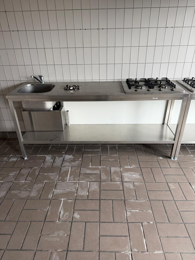 Rvs keukenblok, Zakelijke goederen, Horeca | Keukenapparatuur, Ophalen of Verzenden, RVS Meubilair