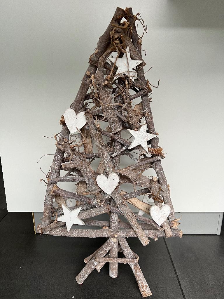 Kerstboompje van hout, Diversen, Ophalen of Verzenden, Gebruikt