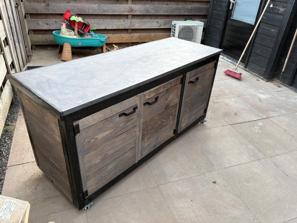 Buitenkeuken / BBQ tafel – handgemaakt, Ophalen, Nieuw, Vrijstaand