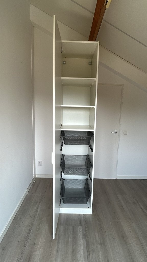 PAX IKEA Kledingkast (wit) 50x60x236, Ophalen, Overige materialen, Gebruikt, Met deur(en)