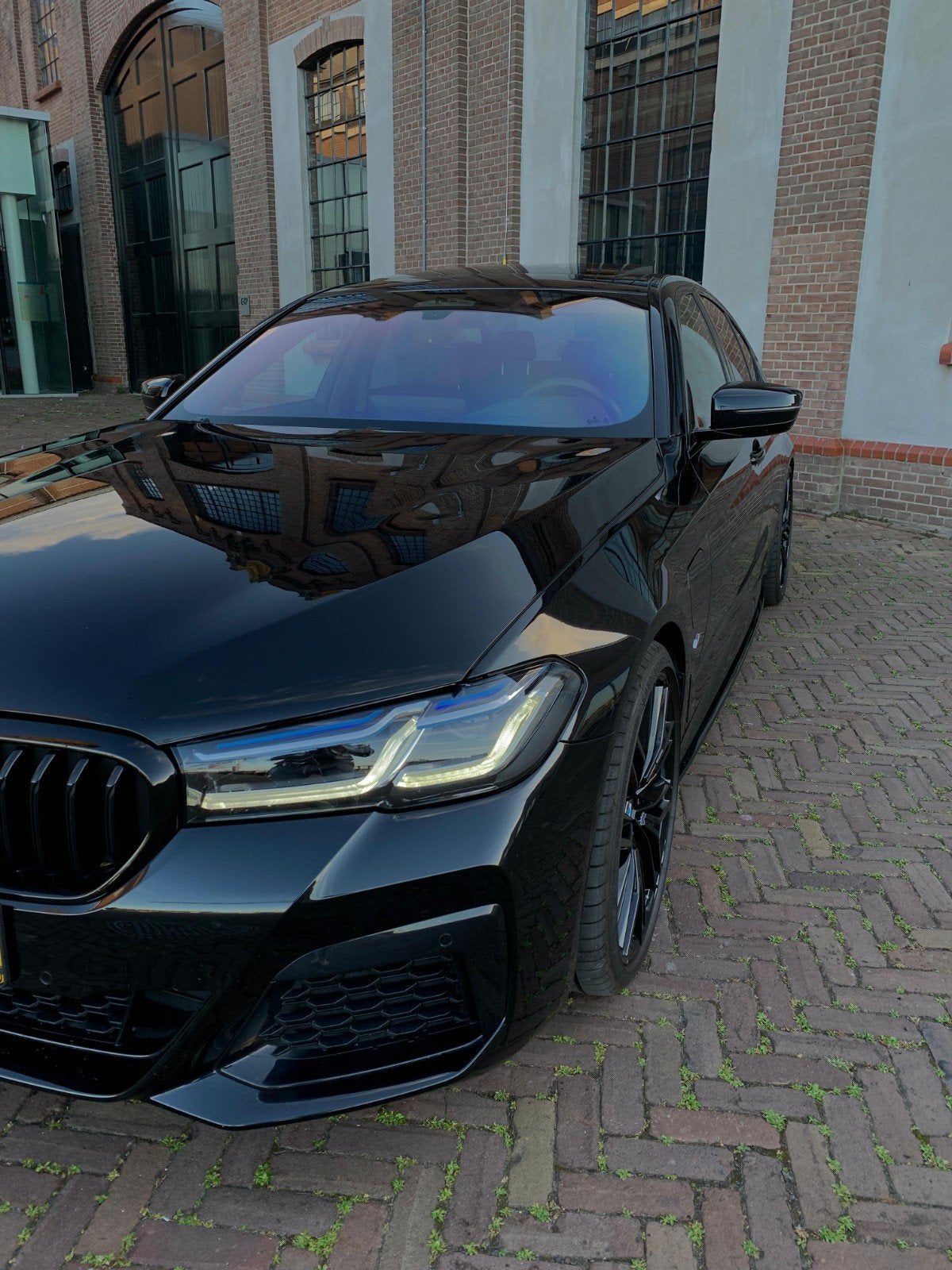 BMW 5-Serie 530e 292pk Aut 2021 Zwart Full options!, Automaat, 1998 cc, Achterwielaandrijving, Zwart