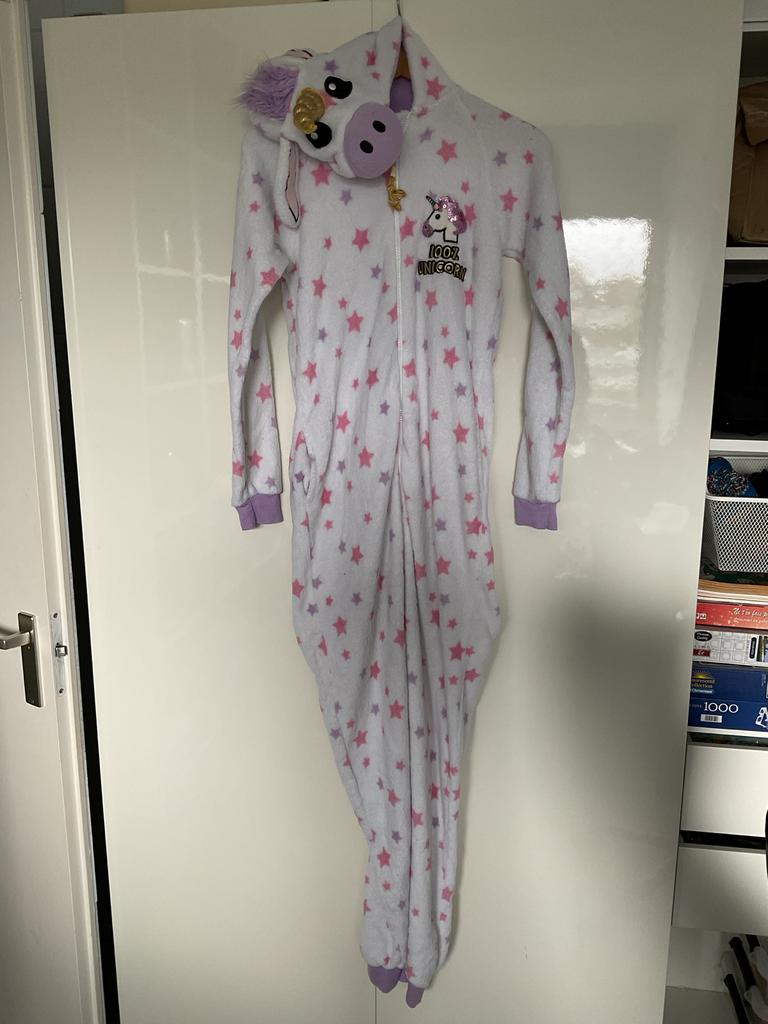 Unicorn onesie - Maat XS, Ophalen of Verzenden, Gedragen, Maat 34 (XS) of kleiner