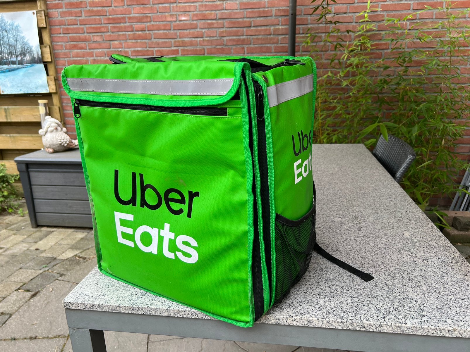 Uber Eats - bezorgtas, Fietsen en Brommers, Fietsaccessoires | Fietstassen, Ophalen of Verzenden, Zo goed als nieuw