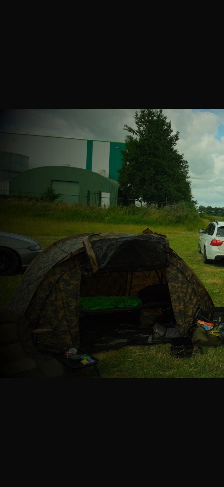 Ultimate Adventure Recon Pop-Up Shelter Camo Bivvy, Caravans en Kamperen, Ophalen, Zo goed als nieuw, Tot en met 2