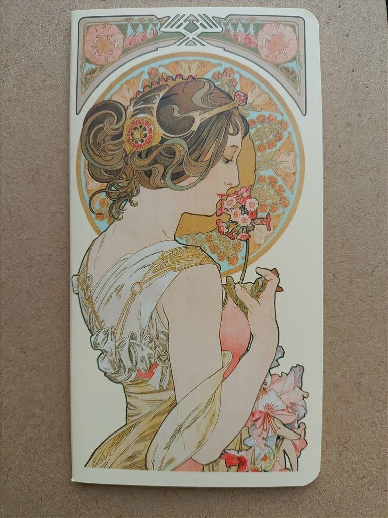Alphonse Mucha Art Nouveau Notitieboekje #3, Verzenden, Nieuw