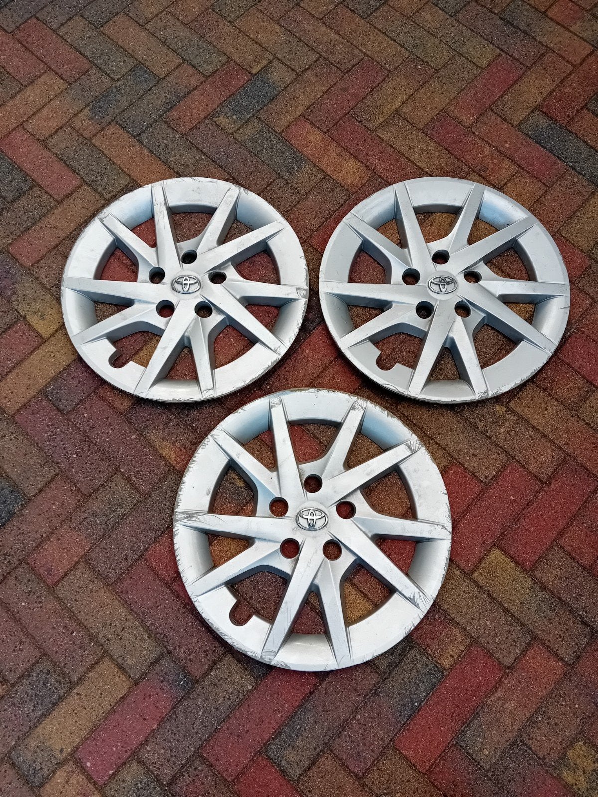 Originele Toyota Prius wieldoppen 16 inch, Auto diversen, Ophalen