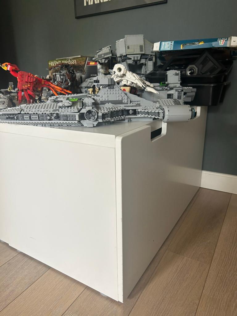 Twee IKEA speeltafels (één met lade) - 90x50x48 cm, Ophalen, Gebruikt, Tafel