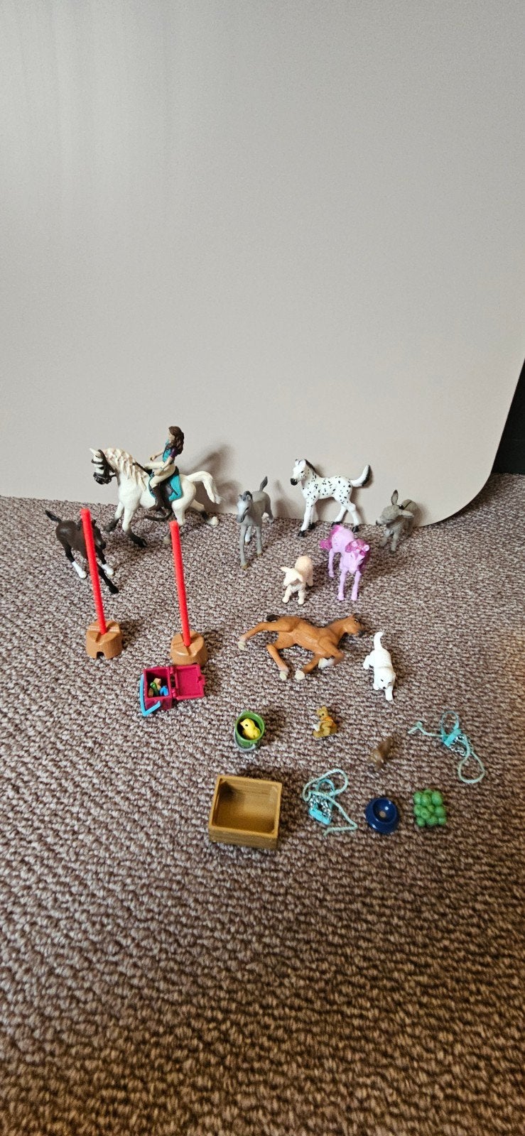 Schleich paarden en accessoires speelset, Ophalen of Verzenden, Gebruikt, Jongen of Meisje