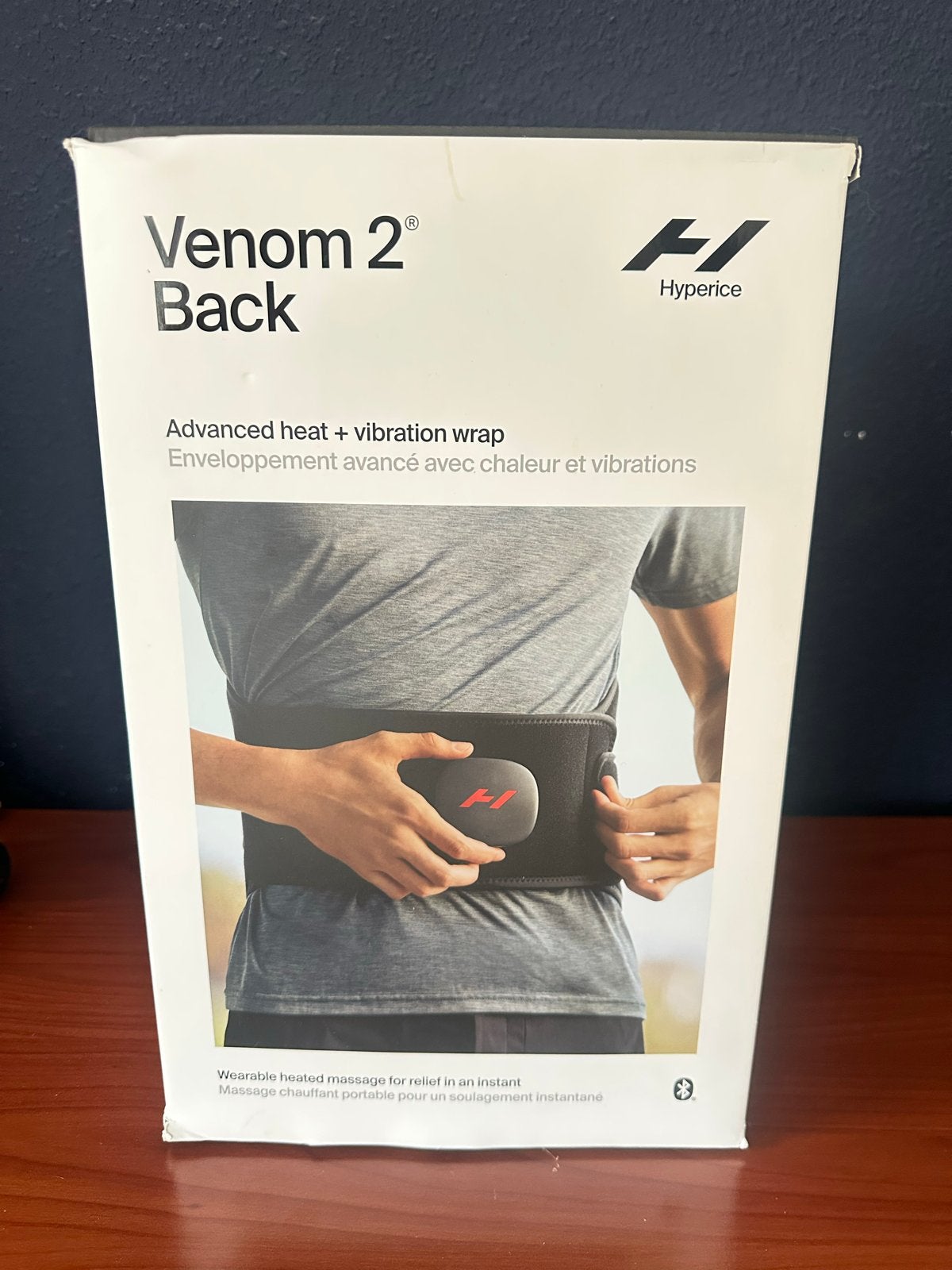 Hyperice Venom 2 Back - Warmte- en vibratiemassage, Sport en Fitness, Ophalen of Verzenden, Zo goed als nieuw, Overige typen