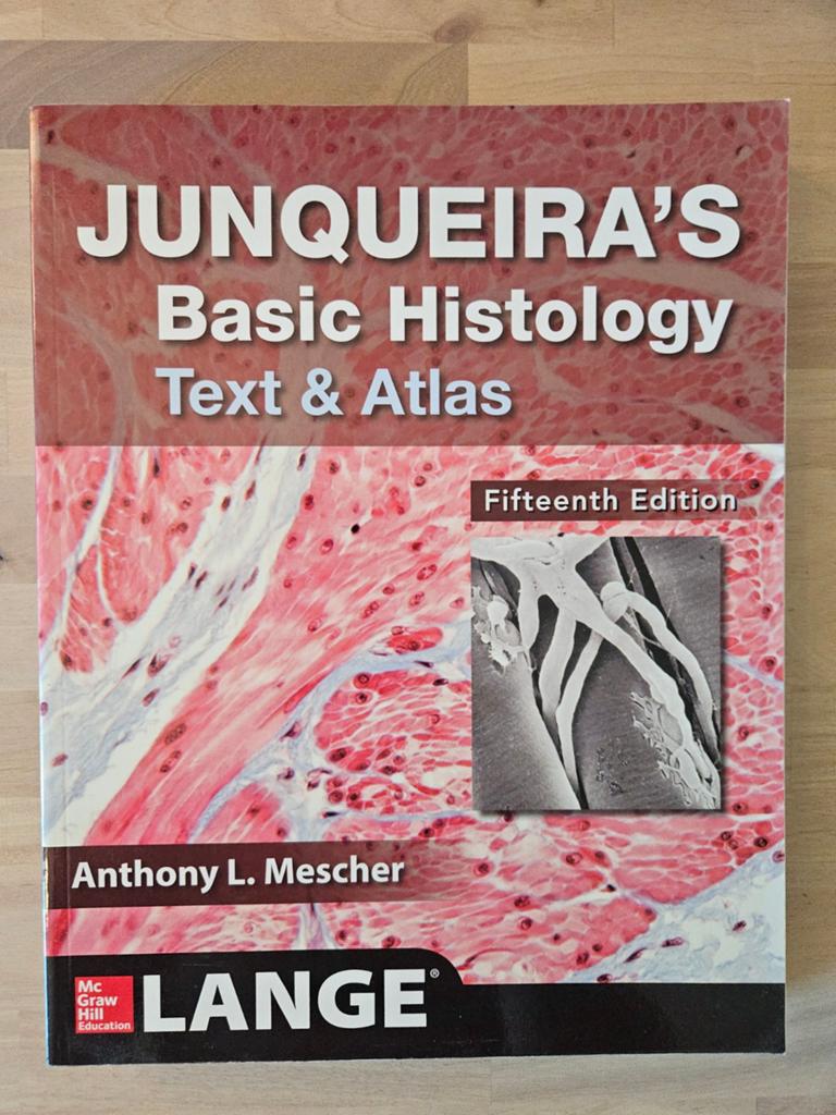Junqueira's Basic Histology Text & Atlas - 15e, Ophalen, Zo goed als nieuw, Anthony L. Mescher