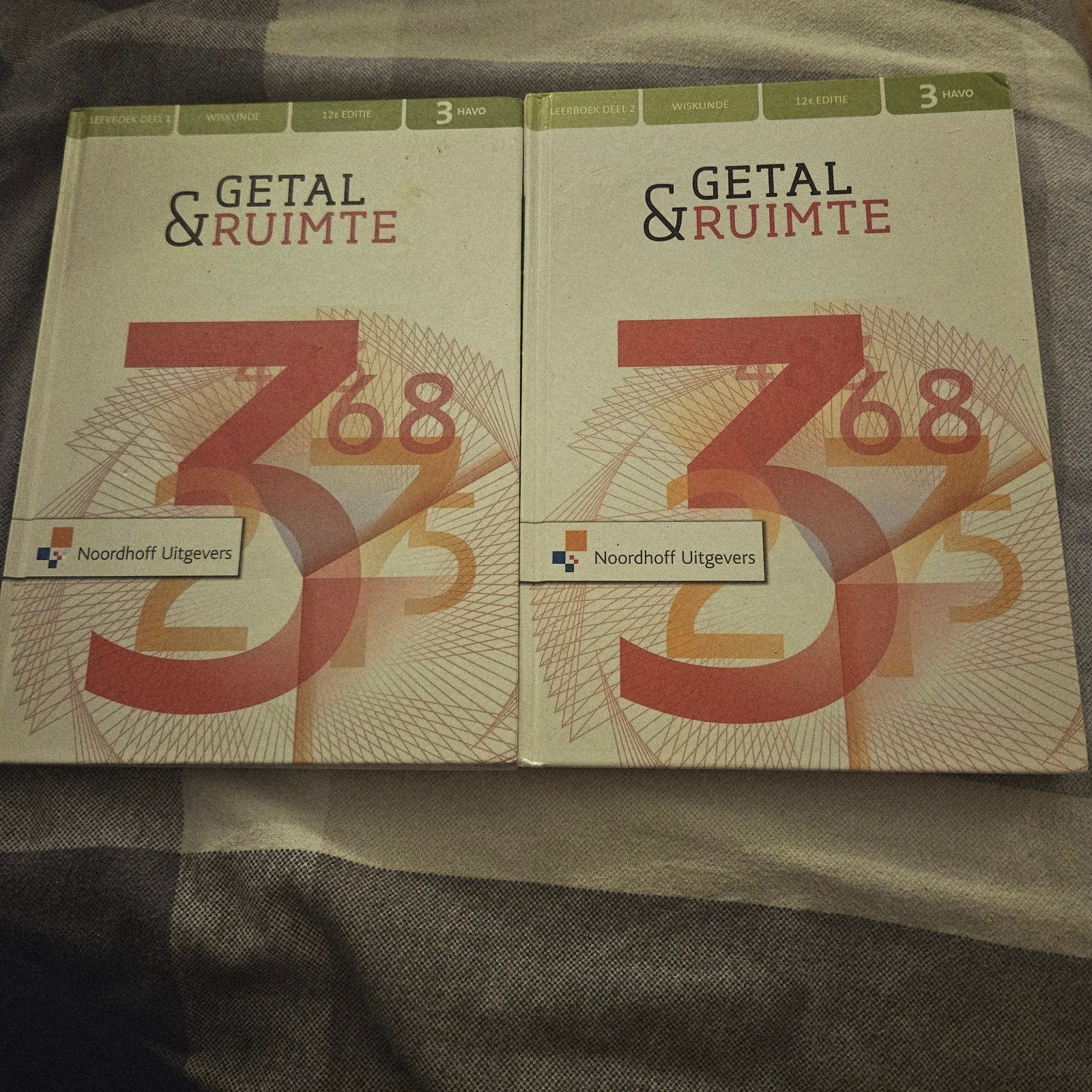 Getal & Ruimte Wiskunde 3 HAVO Boeken deel 1 en 2, Boeken, Ophalen of Verzenden, Gelezen, HAVO, Wiskunde A