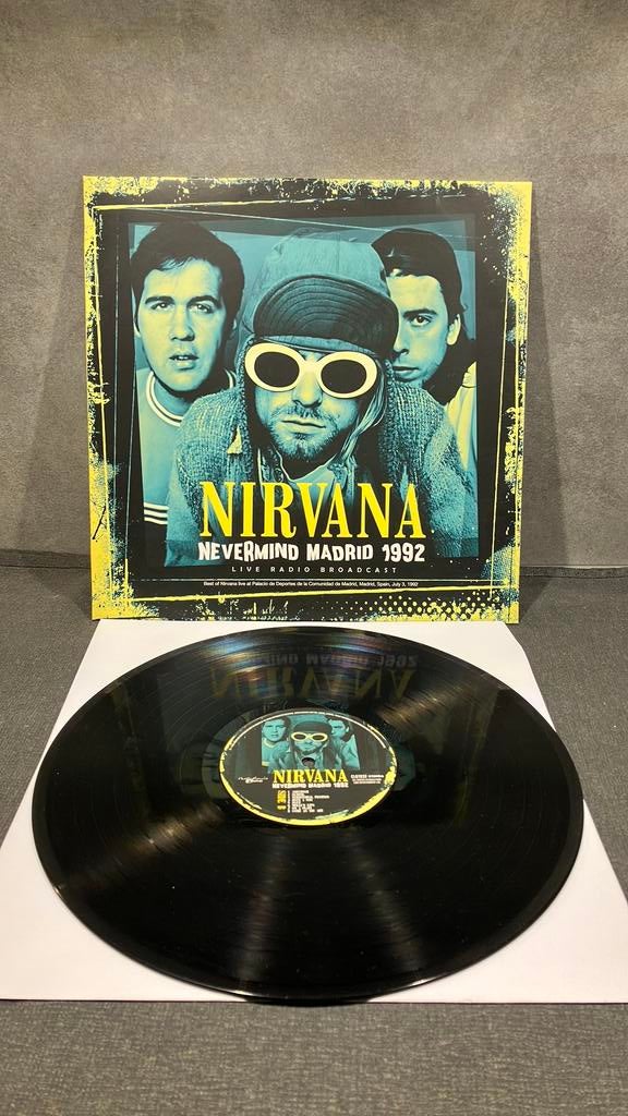Nirvana.  Nevermind Madrid 1992, Ophalen of Verzenden, Zo goed als nieuw, Overige formaten, Poprock