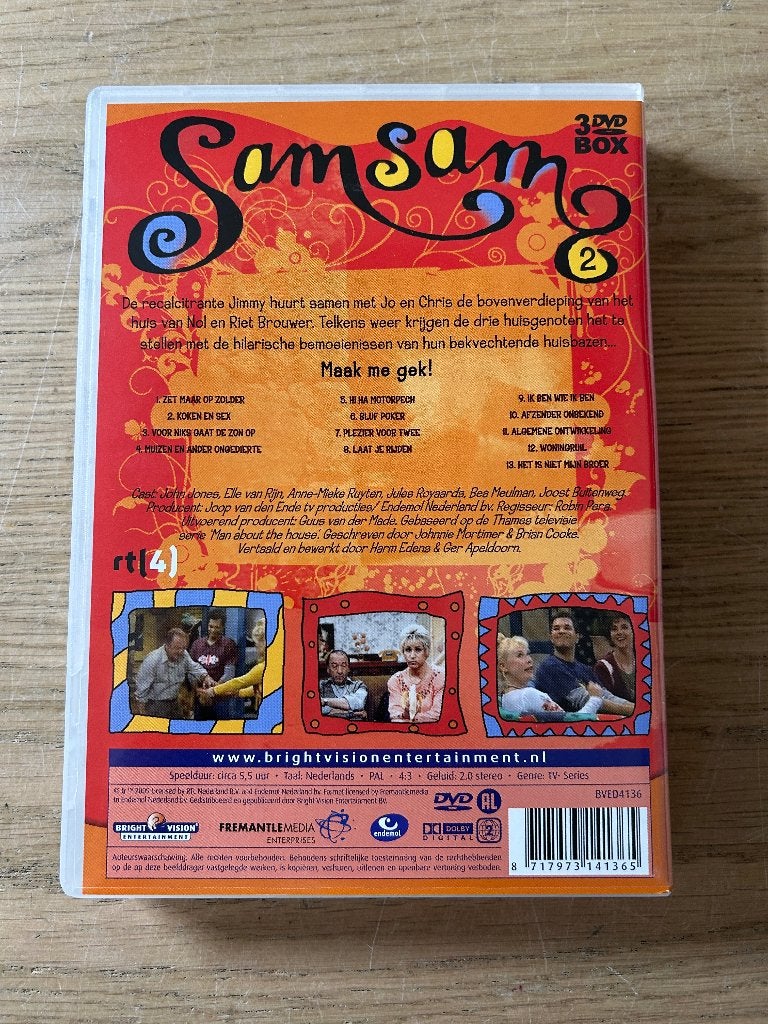 DVD Sam Sam Seizoen 2, Alle leeftijden, Ophalen of Verzenden, Zo goed als nieuw, Komedie